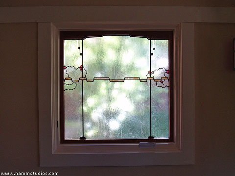 John Hamm - leaded glass window