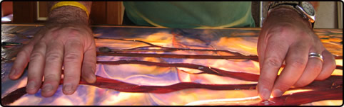 John Hamm, glass artisan, from Southern California