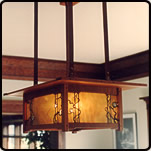 handmade Arts & Crafts lighting, inspired by Greene & Greene