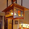 leaded glass lighting