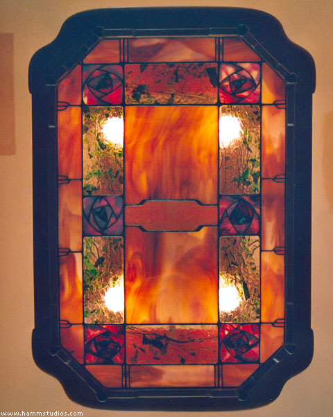 Custom stained glass window