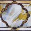leaded glass door