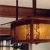 leaded glass lighting
